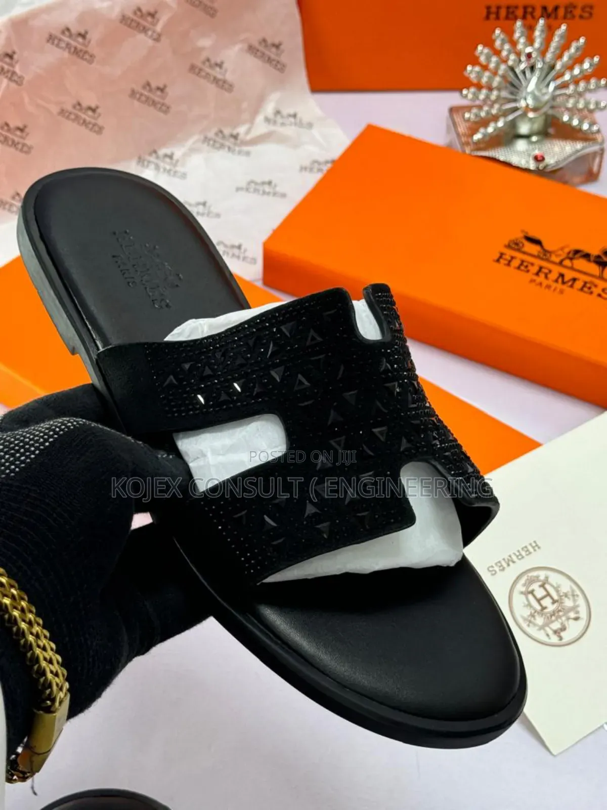 Comfy Hermes Men Slides