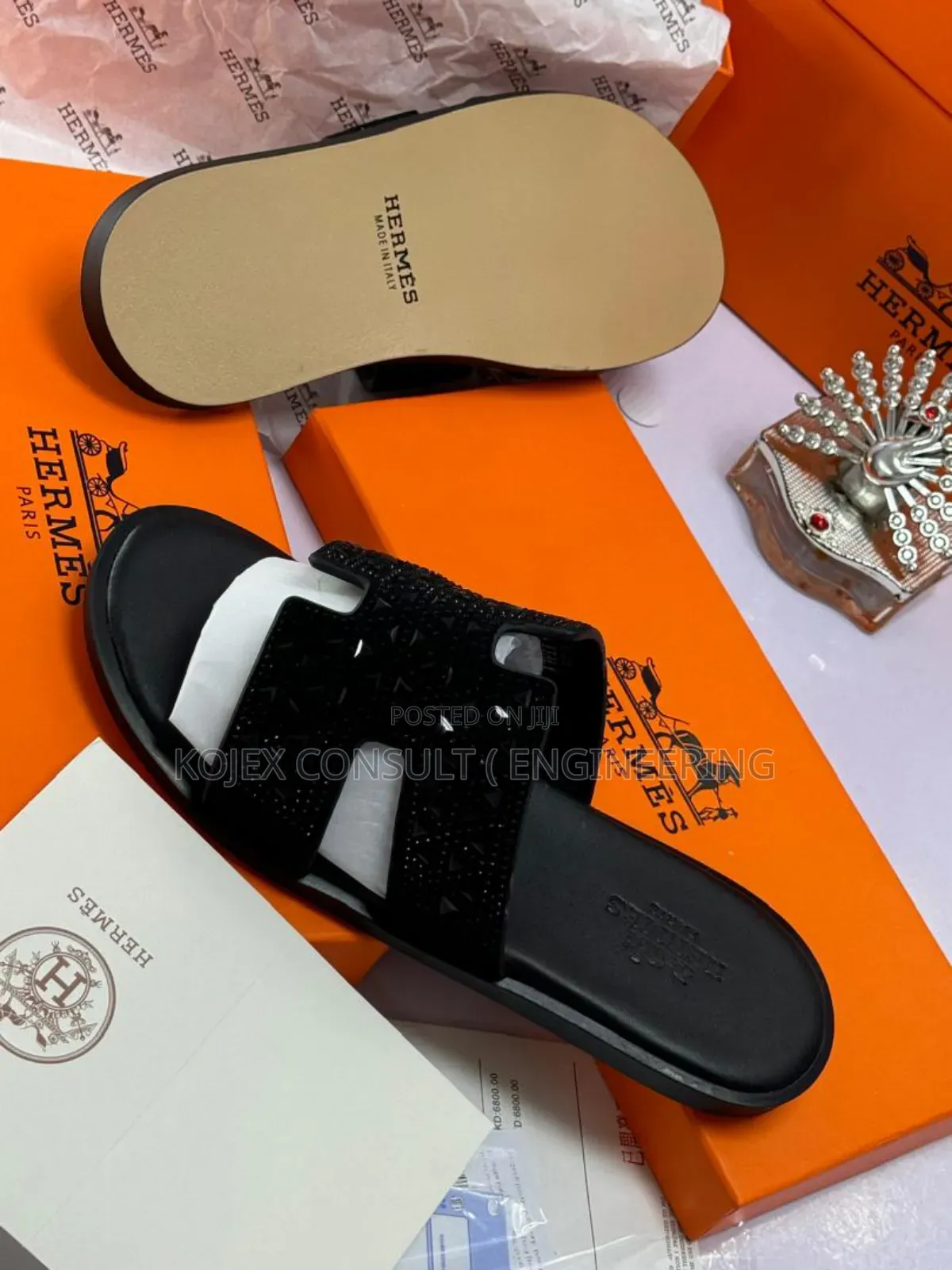 Comfy Hermes Men Slides
