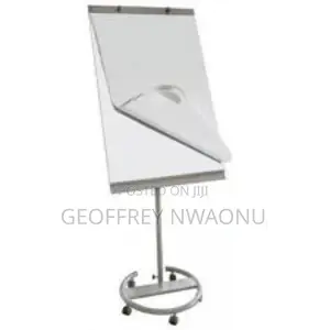 70x100cm Mobile Flipchart Board With Round Leg Wheels