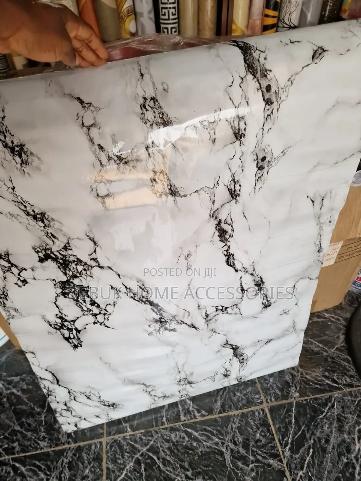 Glossy Marble Stickers