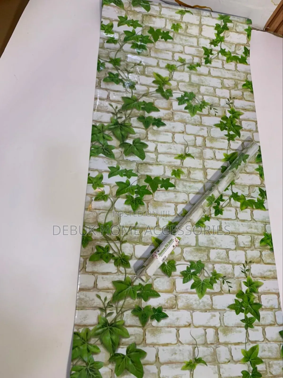 Flowery Brick Marble Stickers