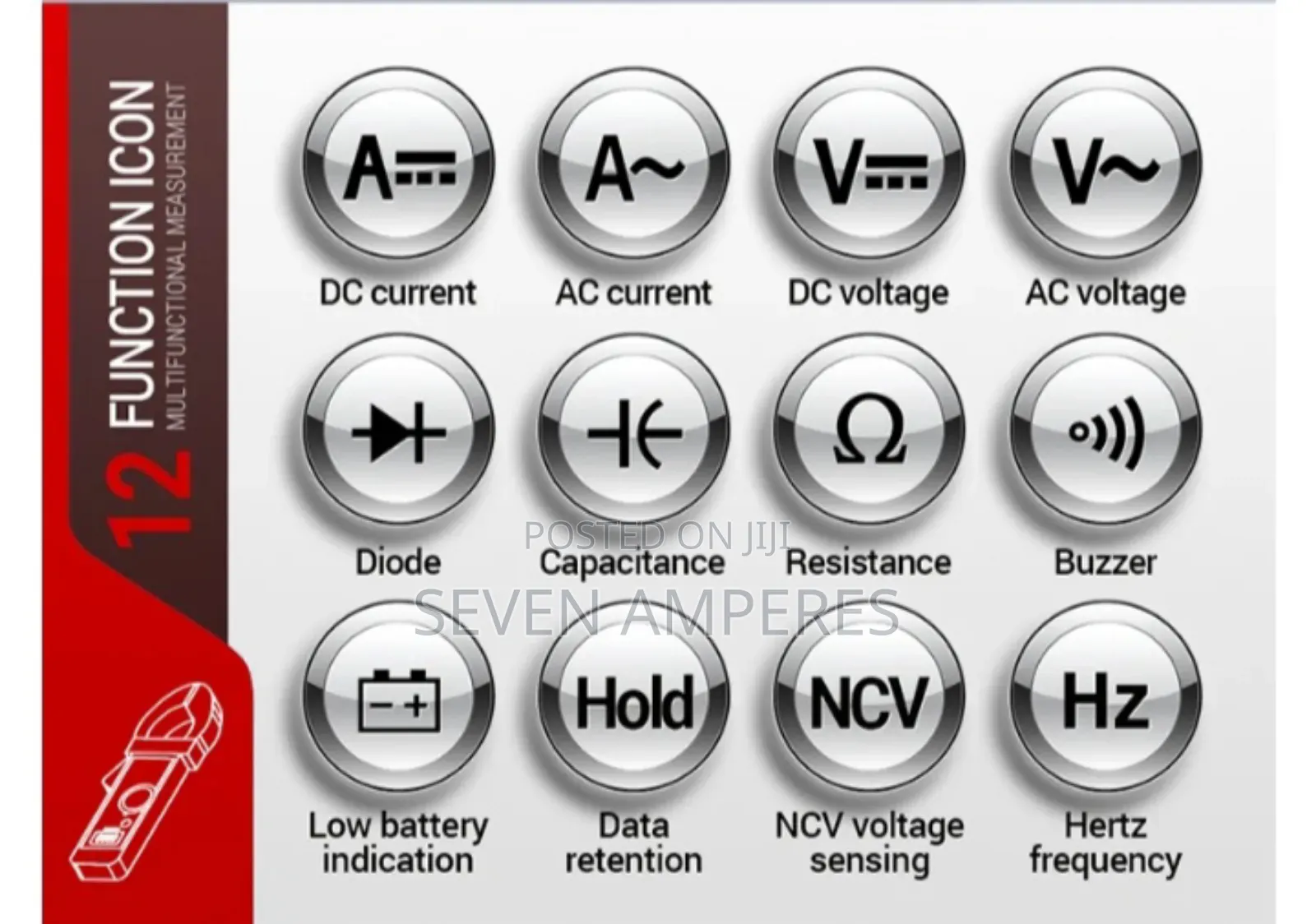 High Precision Ac/Dc Digital Clamp Multimeter