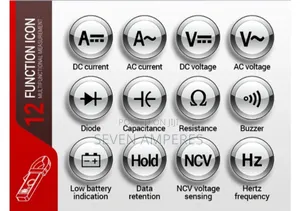 High Precision Ac/Dc Digital Clamp Multimeter