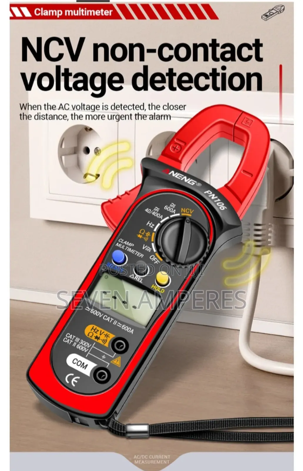 High Precision Ac/Dc Digital Clamp Multimeter