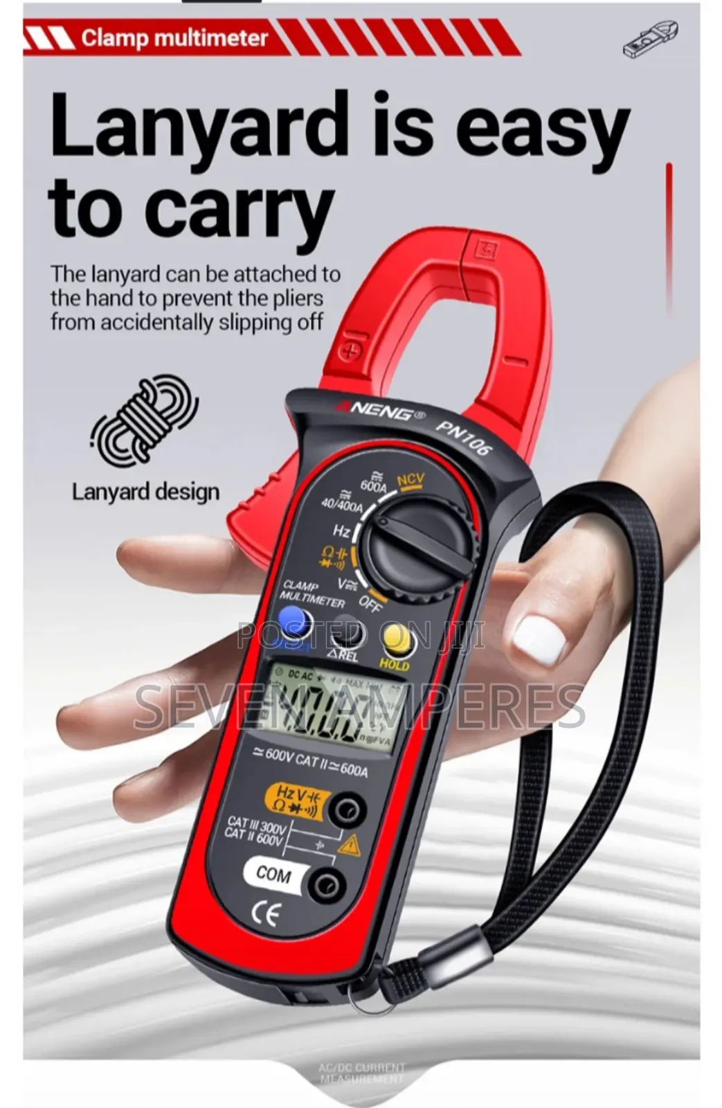 High Precision Ac/Dc Digital Clamp Multimeter