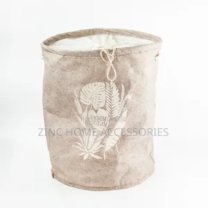 Alas Round Draw String Storage Box