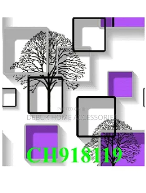 Purple and White Wallpaper, 3d Effect