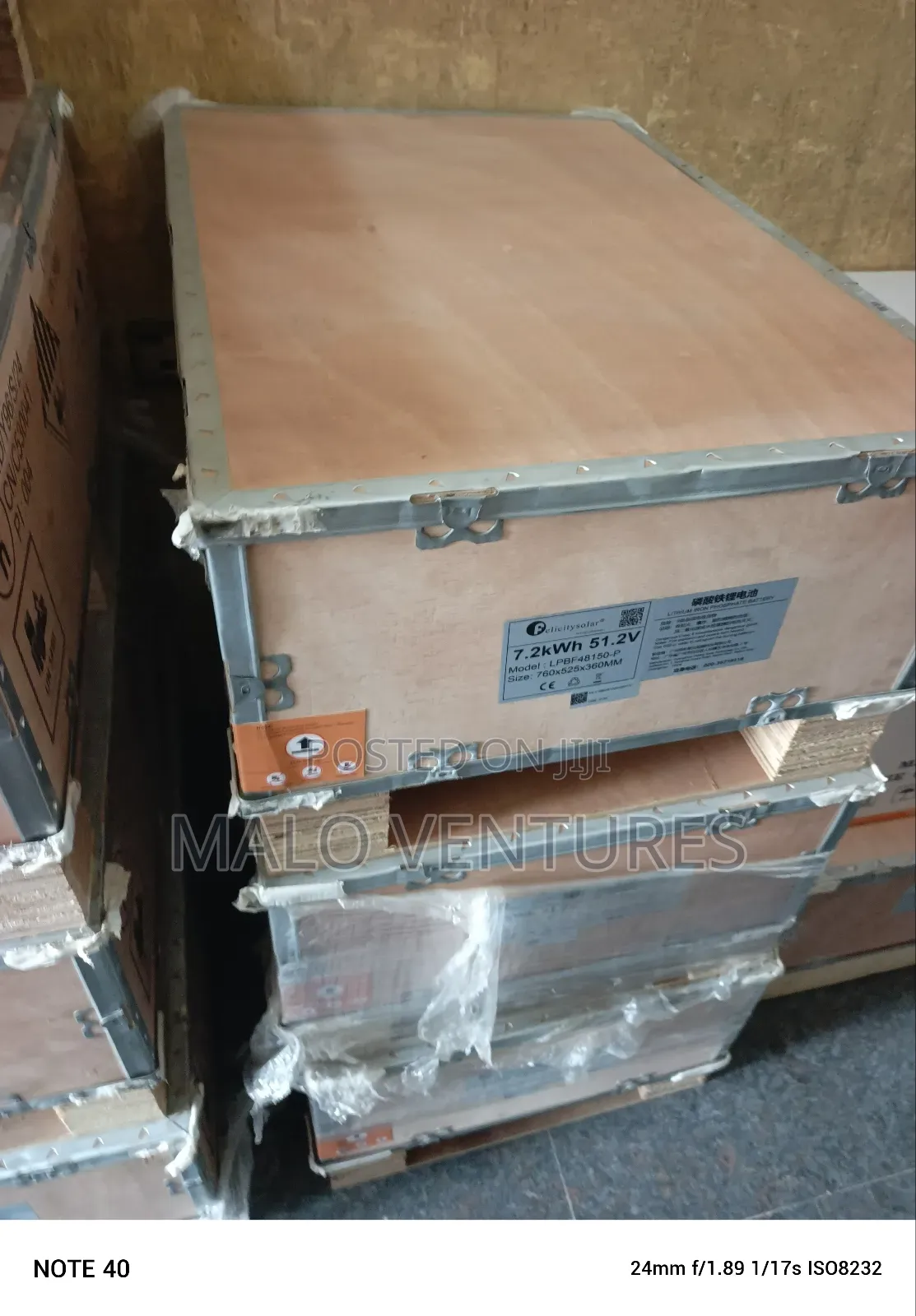 7.2kva Felicity Lithium Battery