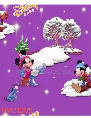Purple Colour Children's Wallpaper