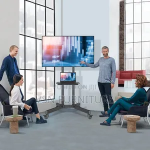 Moveable Television Cart With Wheels 32 to 65
