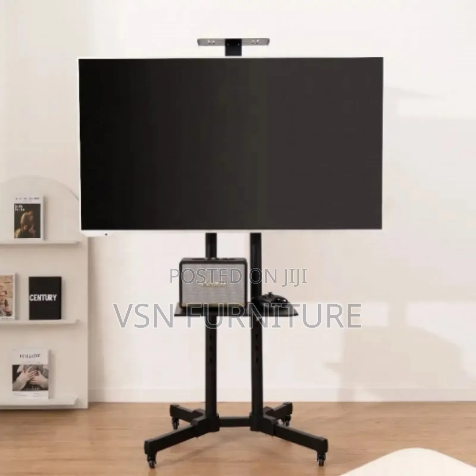 Moveable Television Stand With Wheels