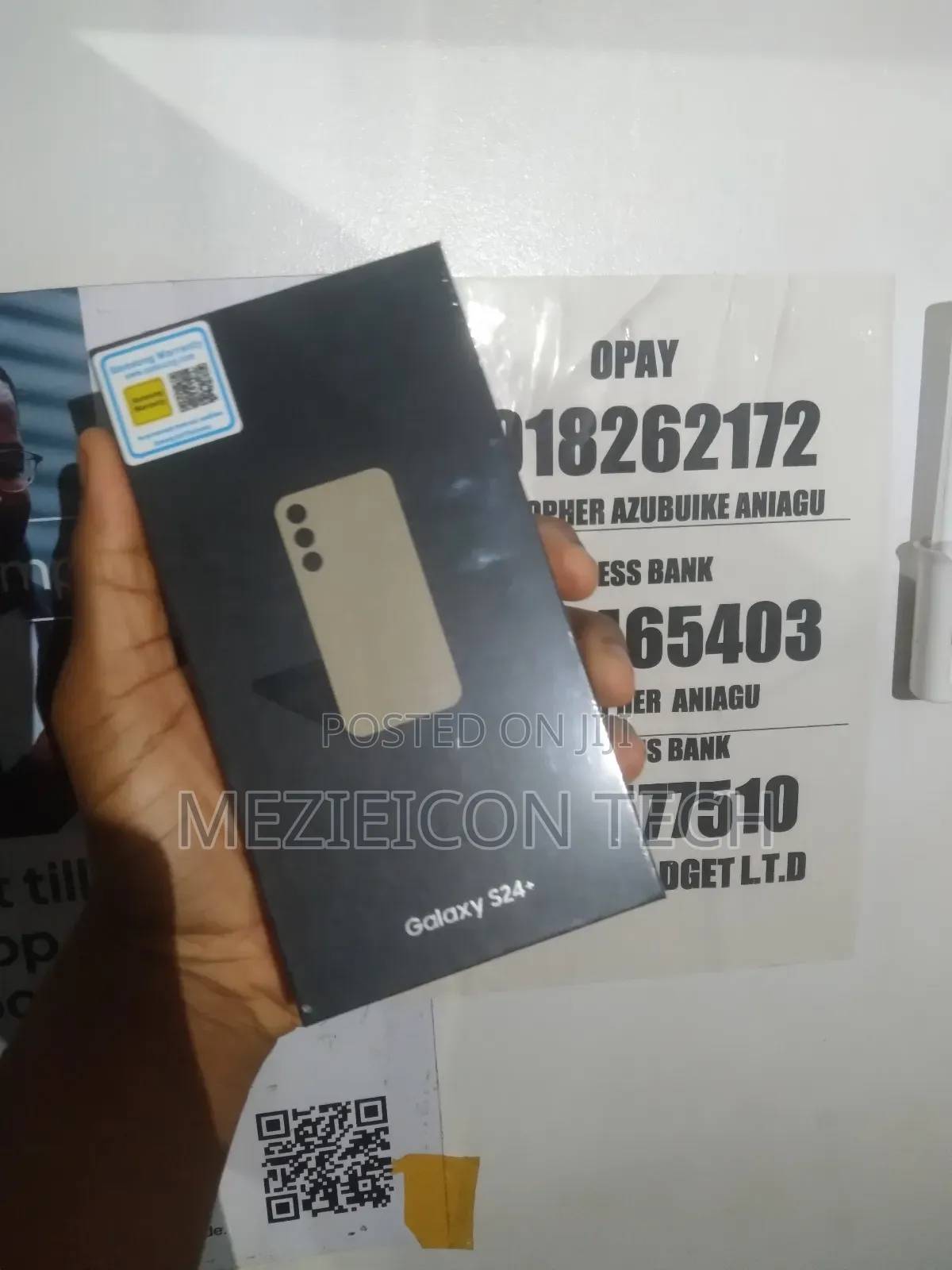 New Samsung Galaxy S24 Plus 256 GB Black