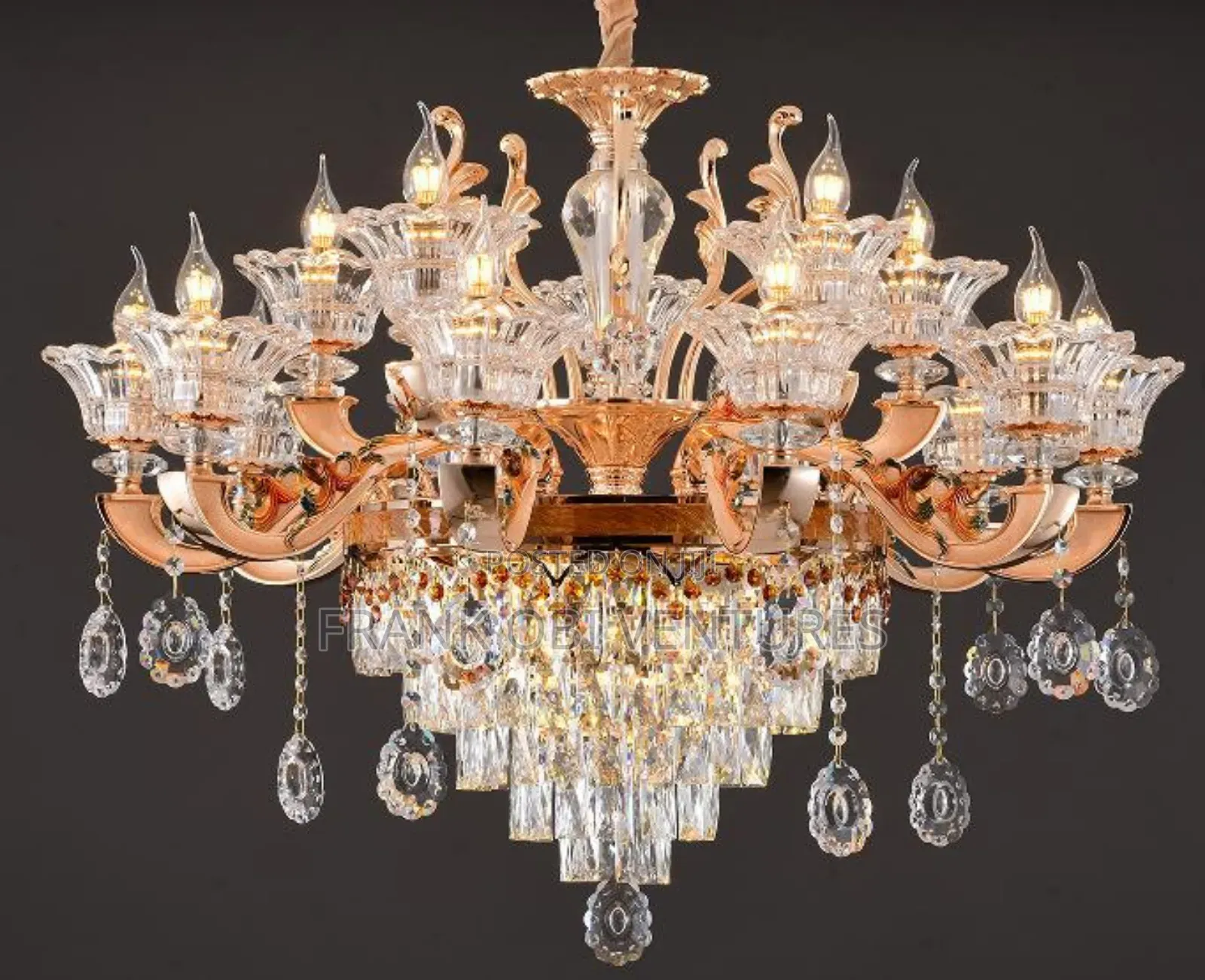 Royal Crystal Dropped Lights