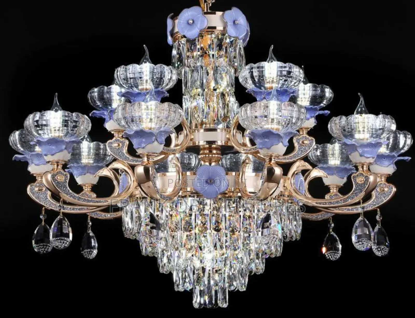 Royal Crystal Dropped Lights