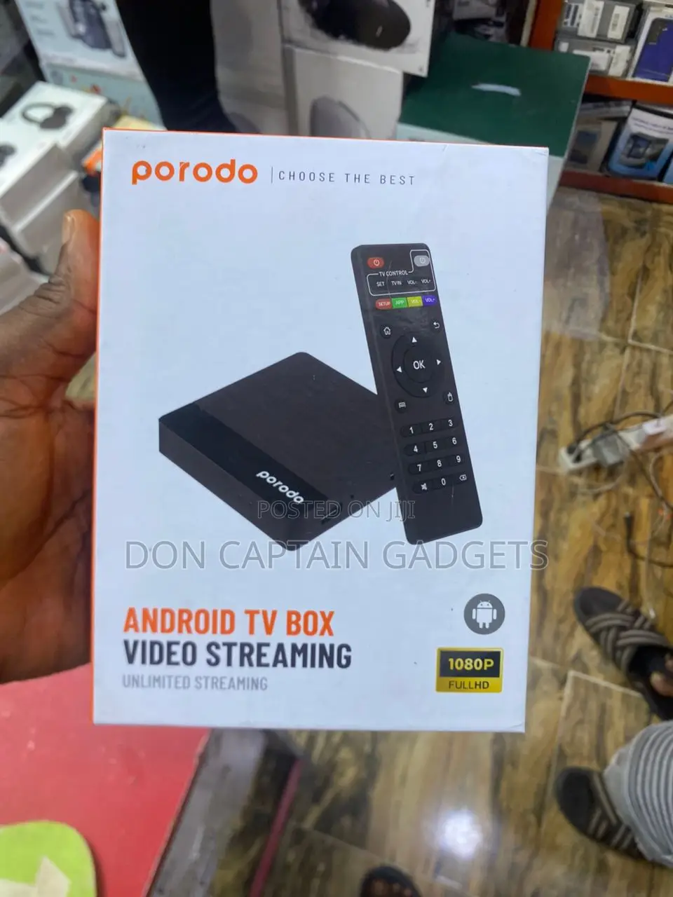 Porodo Android TV Box Video Streaming
