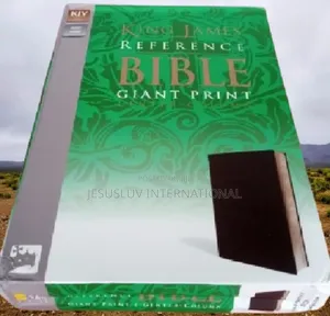 Holy Bible KJV Large Giant Print Reference Bible Leather