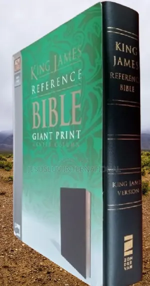 Holy Bible KJV Large Giant Print Reference Bible Leather