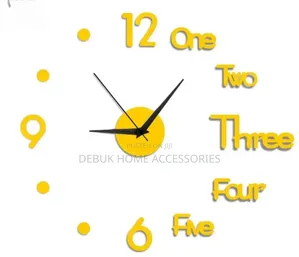 Gold 50cm Wall Clock (Diy)
