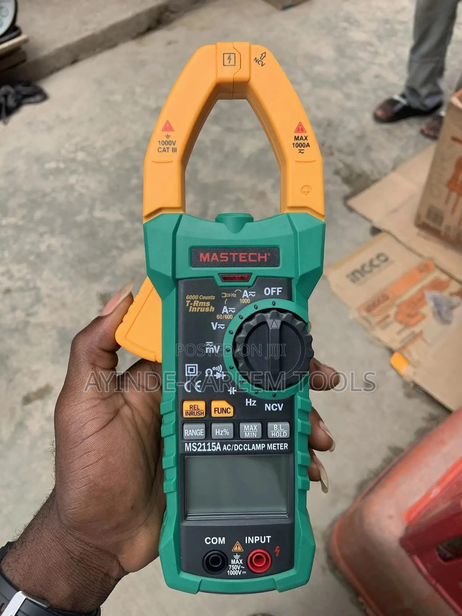 Digital Ac Clamp Meter (Ms2115a)(1000v)