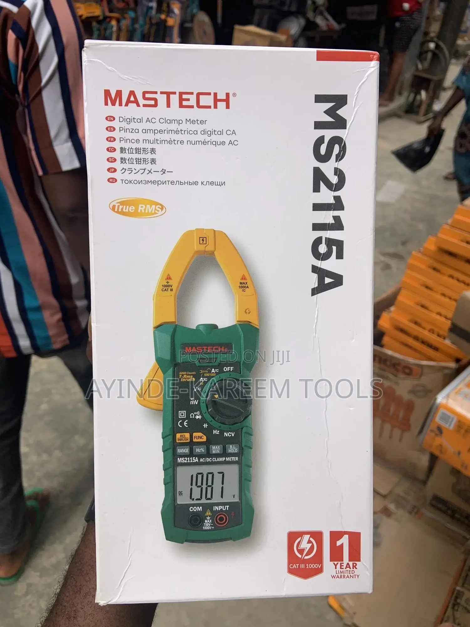 Digital Ac Clamp Meter (Ms2115a)(1000v)