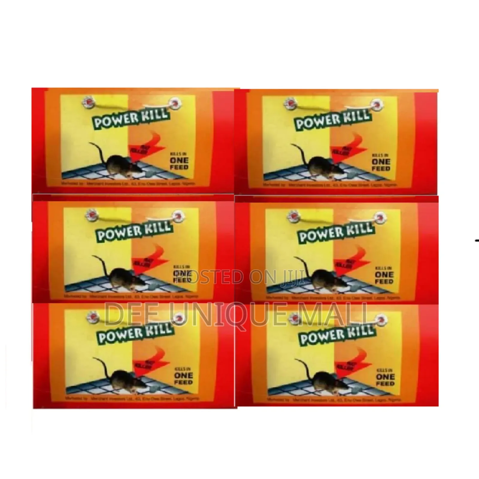 Power Kill One Feed Rat Killer Cake – (6 Pack)