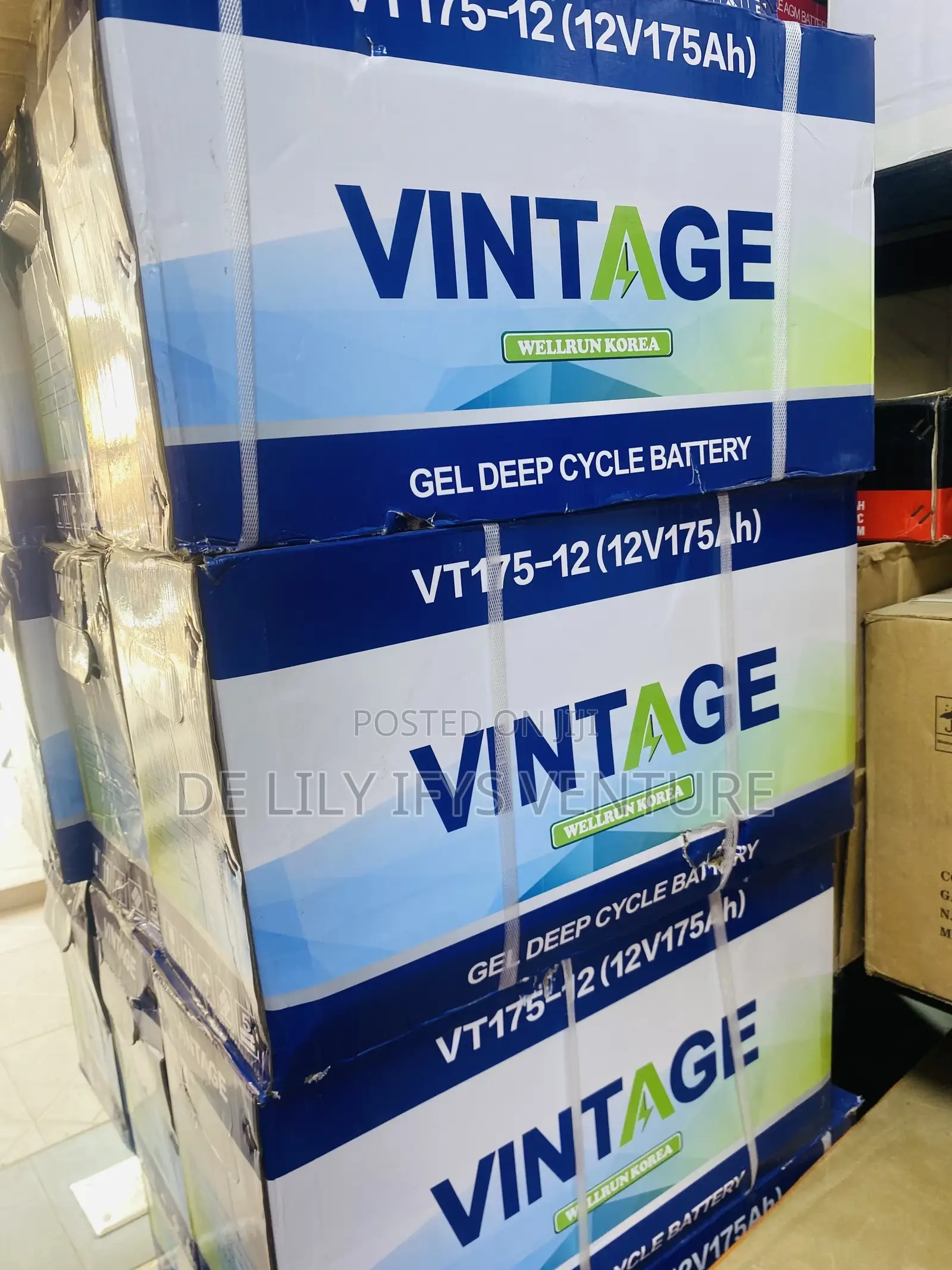 Vintage Solar Battery 175ah