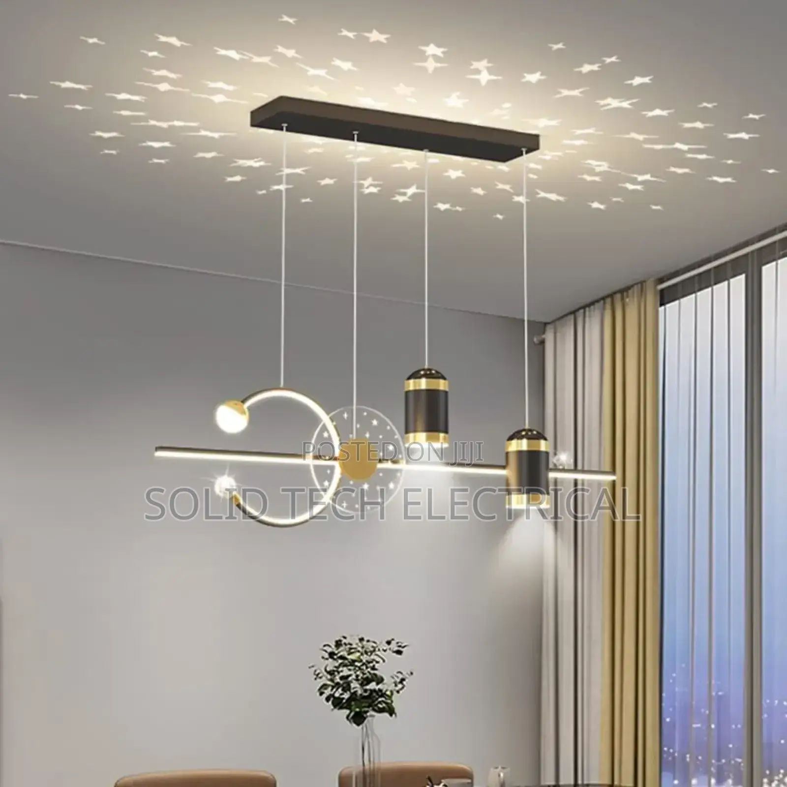 Linear Kitchen Chandelier