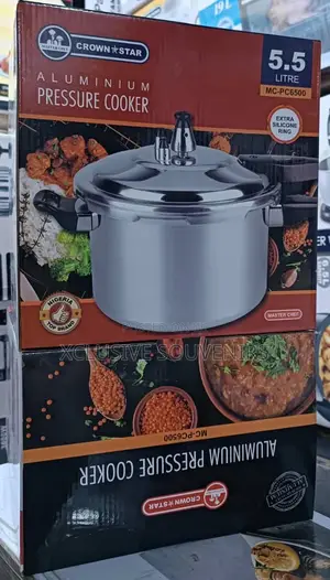 Crown Star 5.5L Aluminum Pressure Cooker