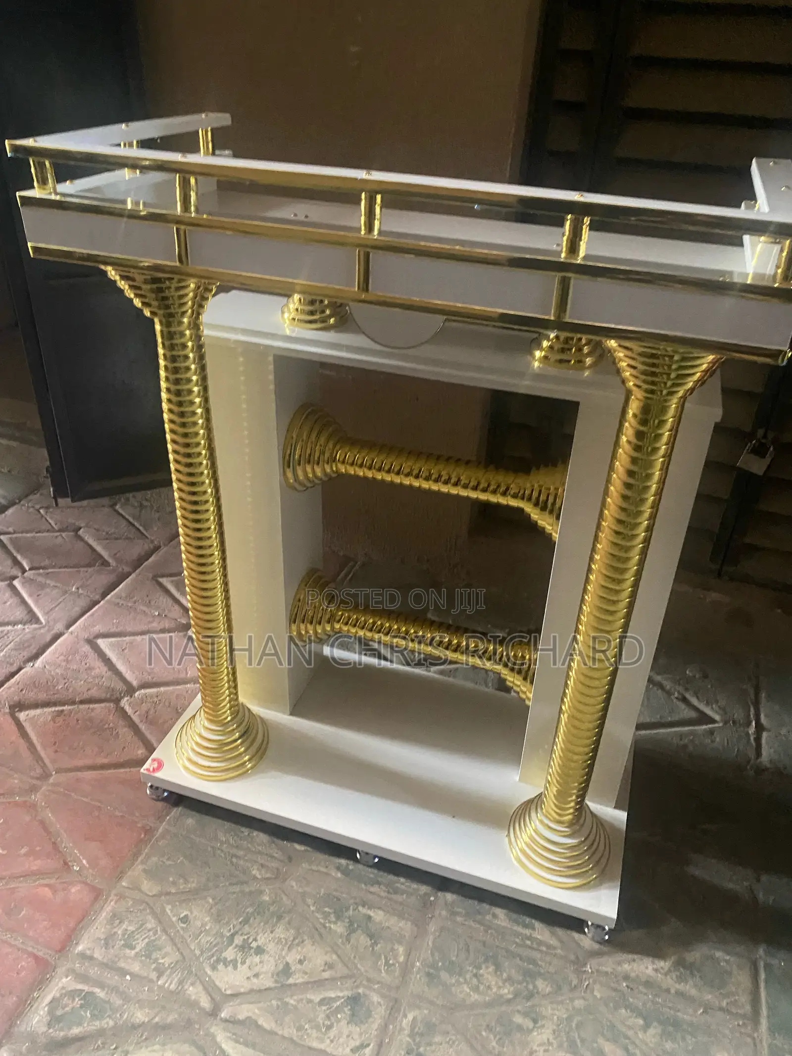 Golden Eagle Wooden Pulpit