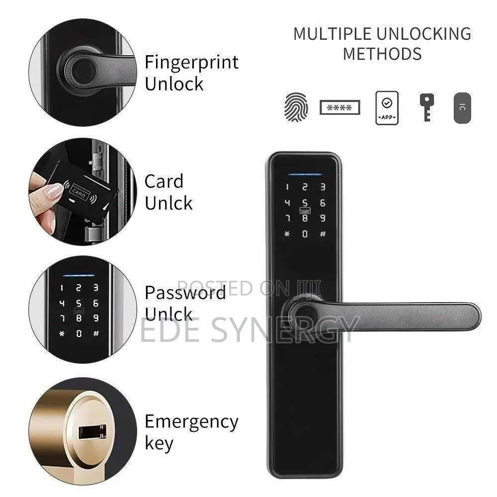 Digital Biometric Smartlock Mobile App For Remote Unlocking