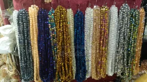 Photo - Original Shiny Coral Beads Necklace and Bangles for Men