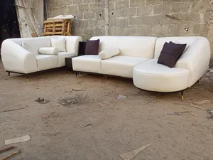 Modern U Shape Cream Color Couch
