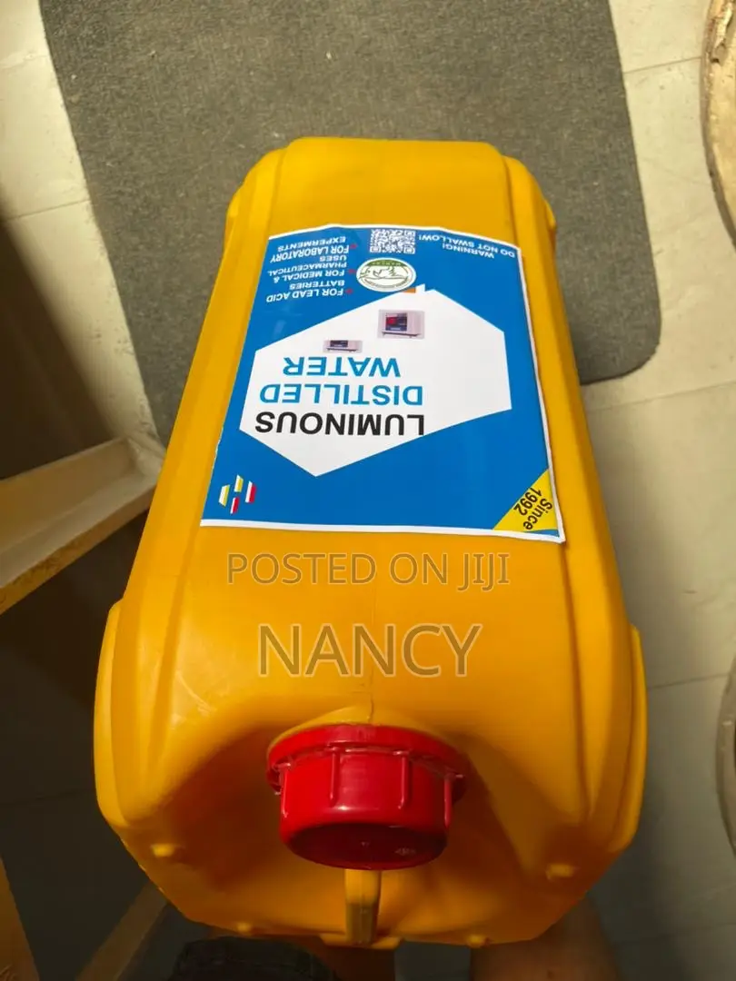 25ltr Distilled Water