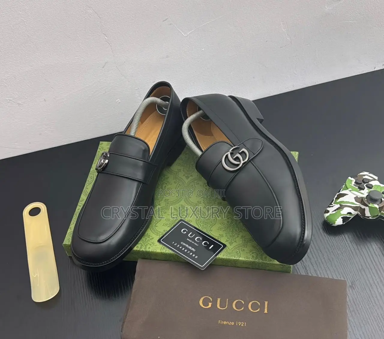 Gucci Quality Luxury Men Genuine Leather Smart Loafers