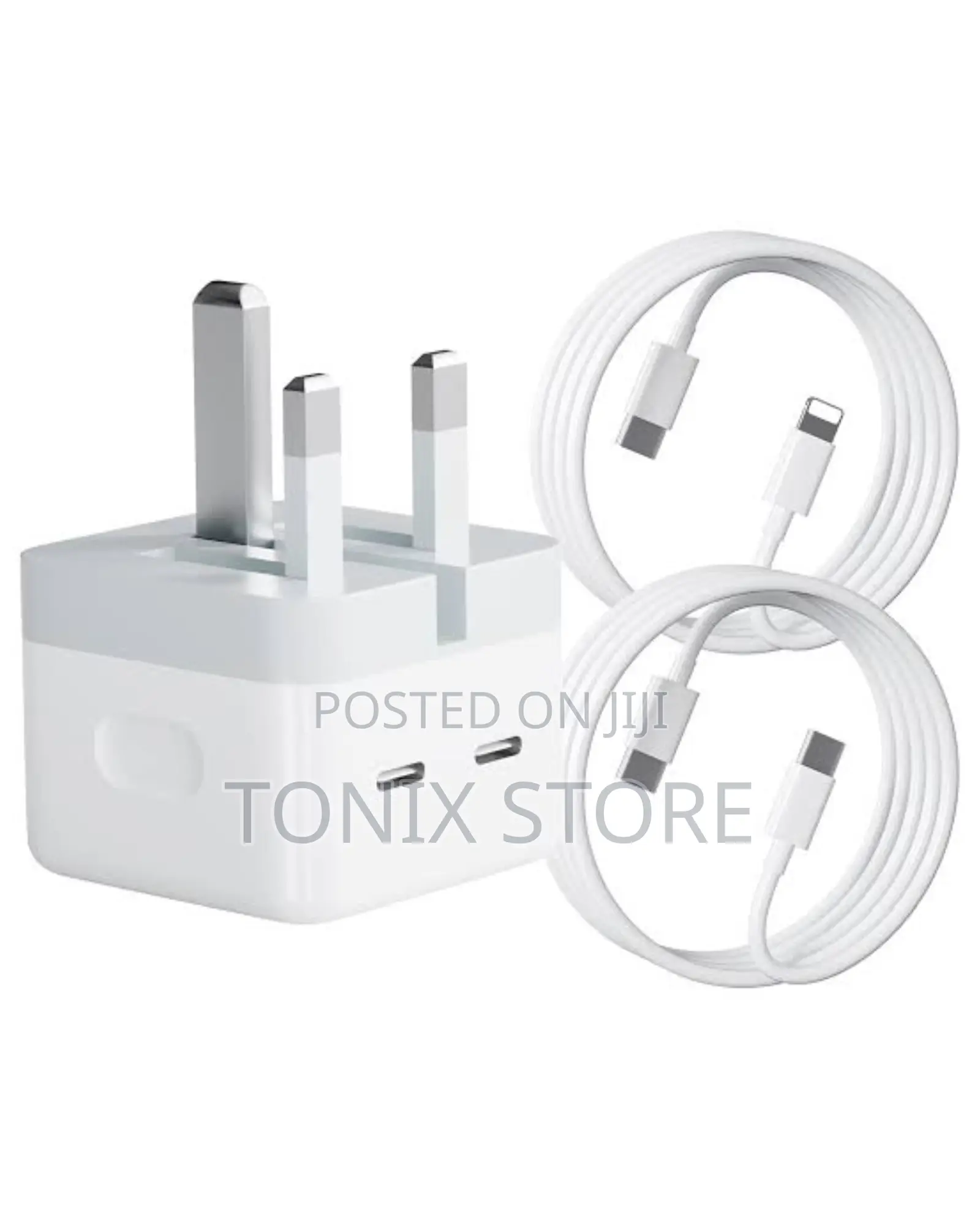 50w USB C Power Adapter With Cable and 2 USB C Ports