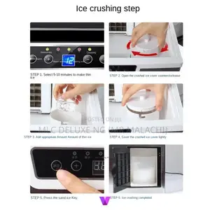 (32 Cubes) Ice Cube Maker With Ice Crusher /Ice Cube Machine