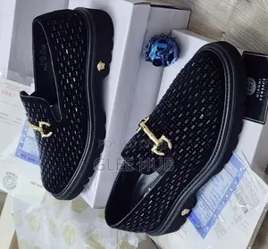 Versace Studded Loafers