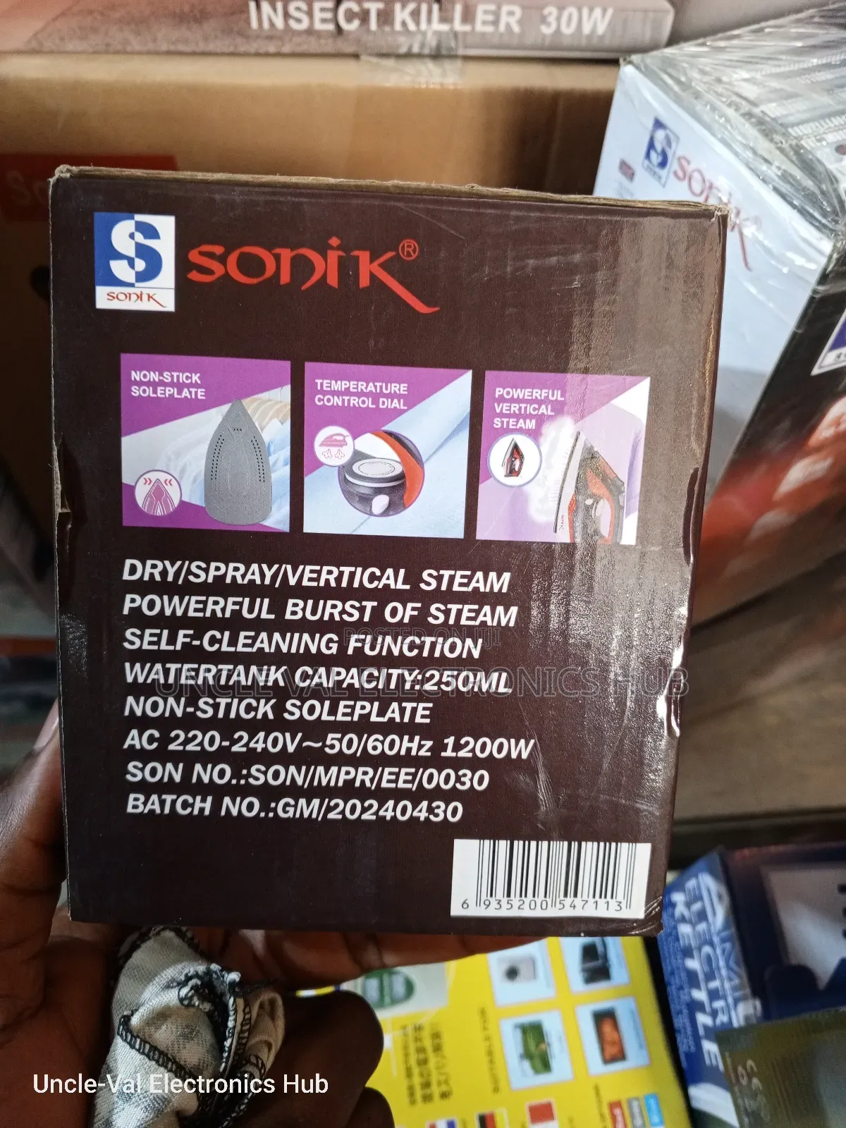 Sonik Steam Pressing Iron