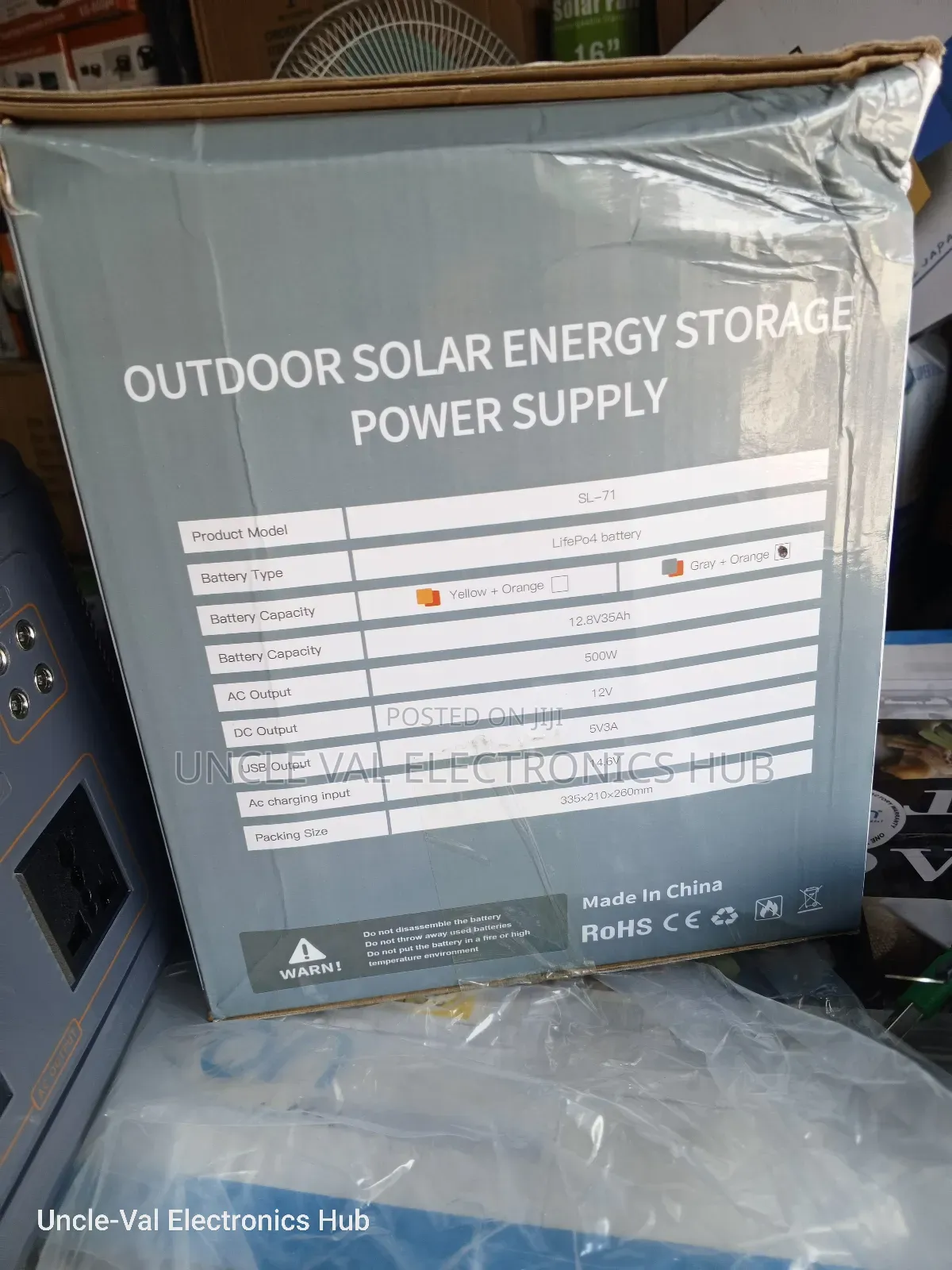 Energy Storage 500w Solar Generator