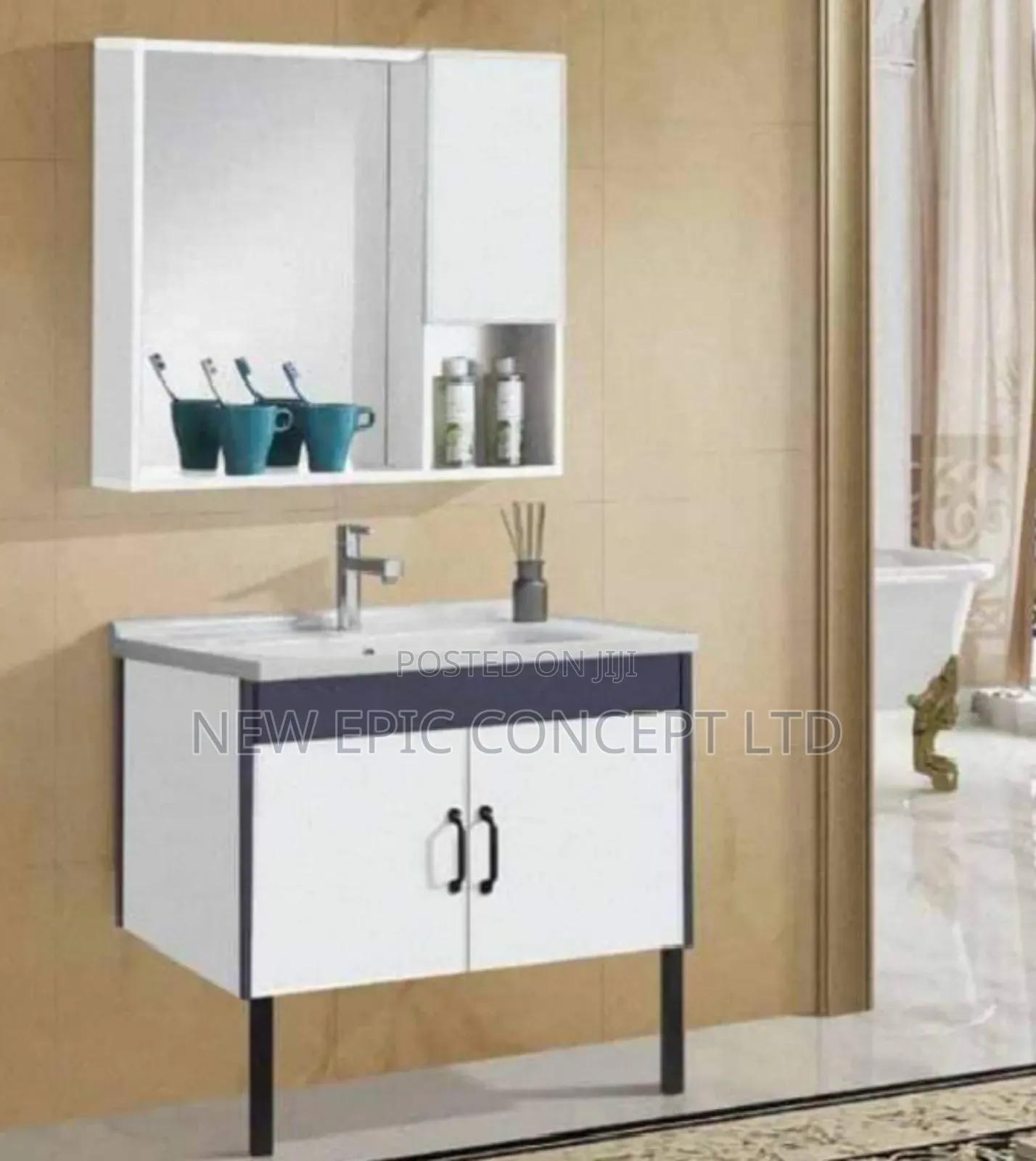 Standing Cabinet With Mirror