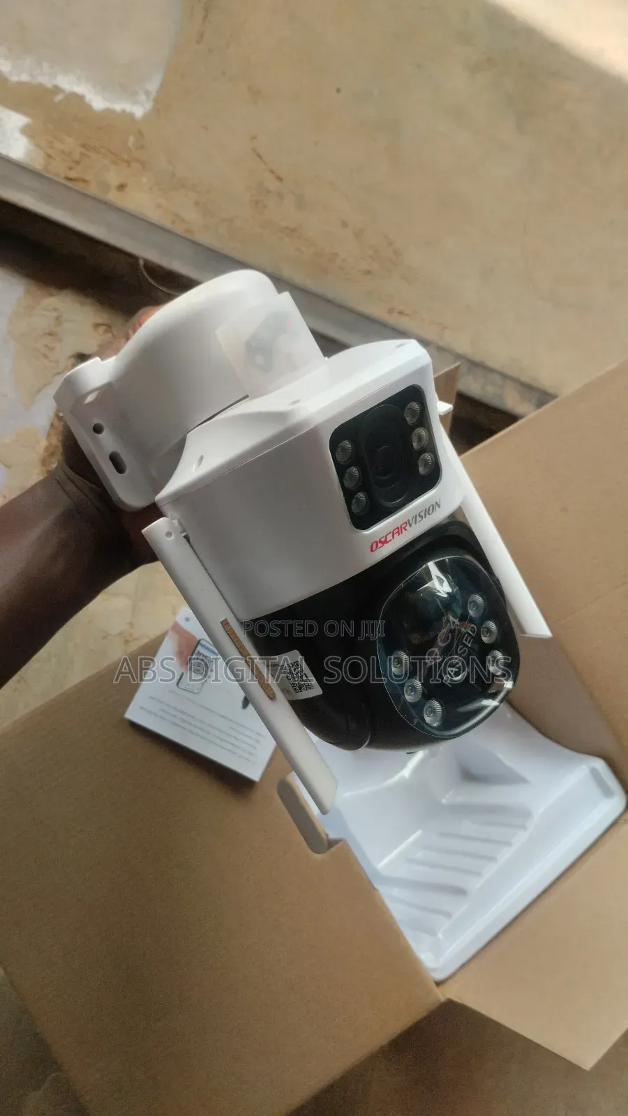 Motion Track CCTV PTZ Solar Camera