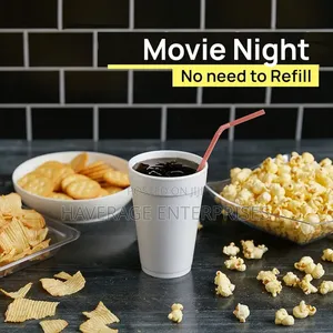 White 16oz Foam Cup Insulates Hot Cold Beverage 500pces