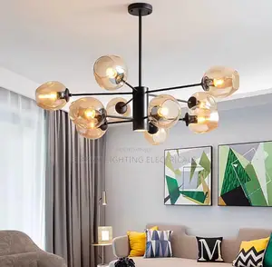 Modern Living Room Chandeliers Nordic Led Lamp