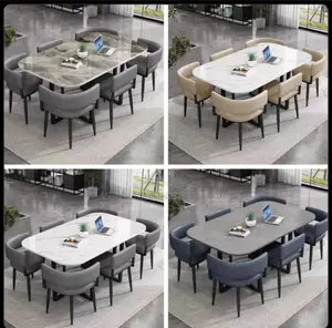 Luxury Unique Design Metal Iron Base Dining Tables