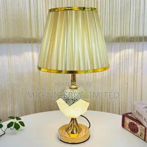 Acleric Gold Bedside Table Lamp