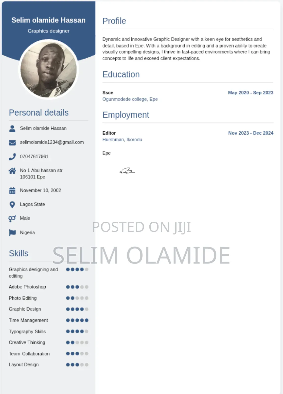 Graphics Designer