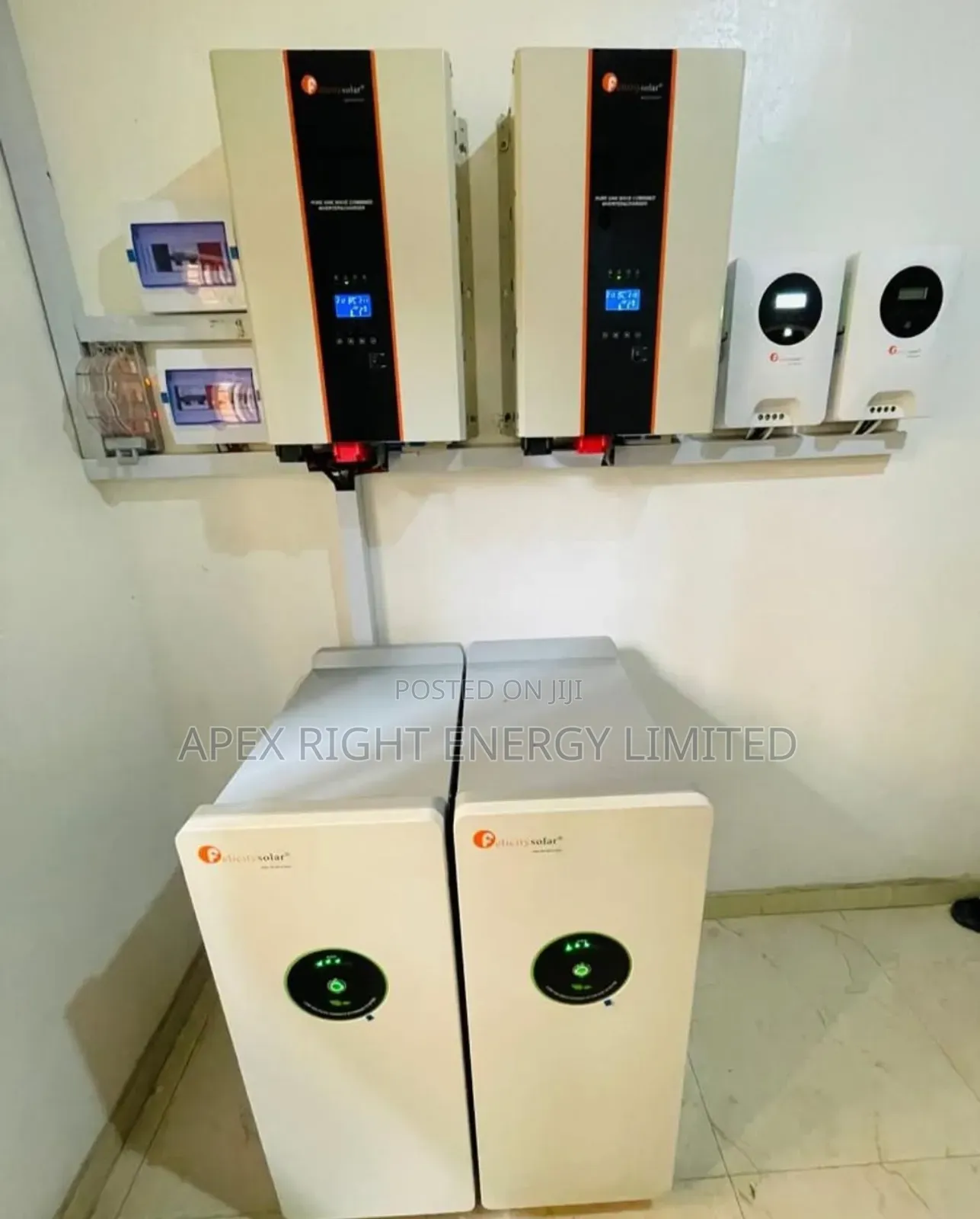 20kva Felicity System, With Panels, Charge Controllers