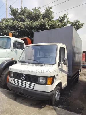 White Mercedes Benz 410 Truck