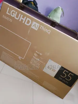 New in 55 Inch LG Frameless Smart Uhd Tv(55uq70) + Netflix