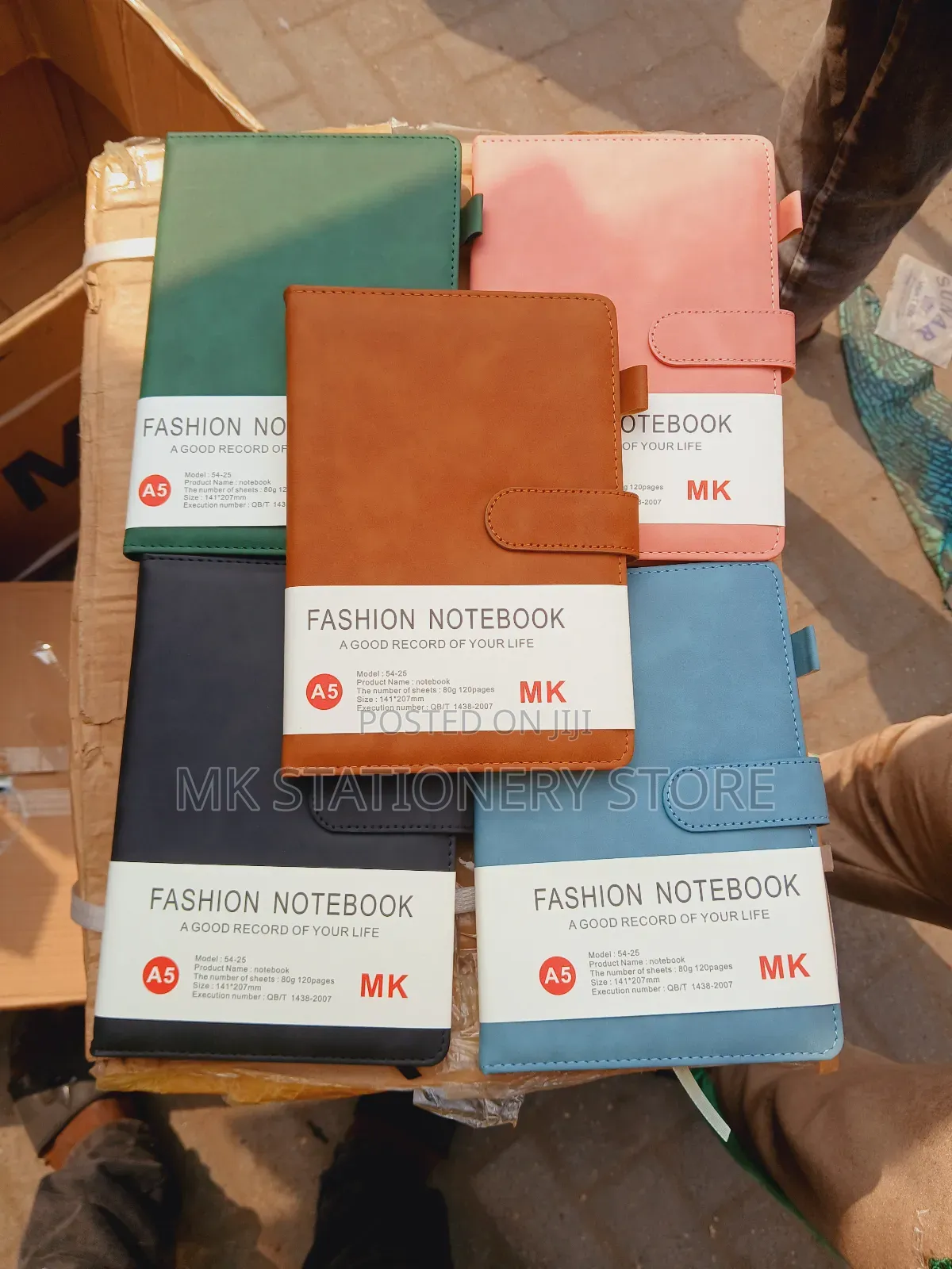 A5 Suede Leather Back Journal Notepad